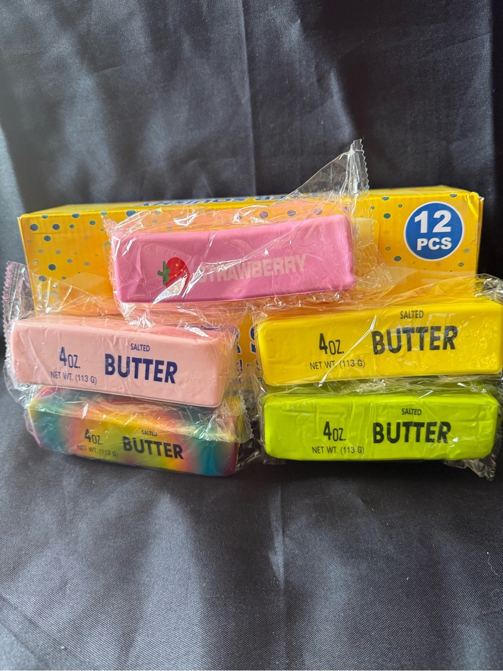 New Butter Squishy Toys 5 Pack -Different Colors - Not Needoh Brand- Smells Like